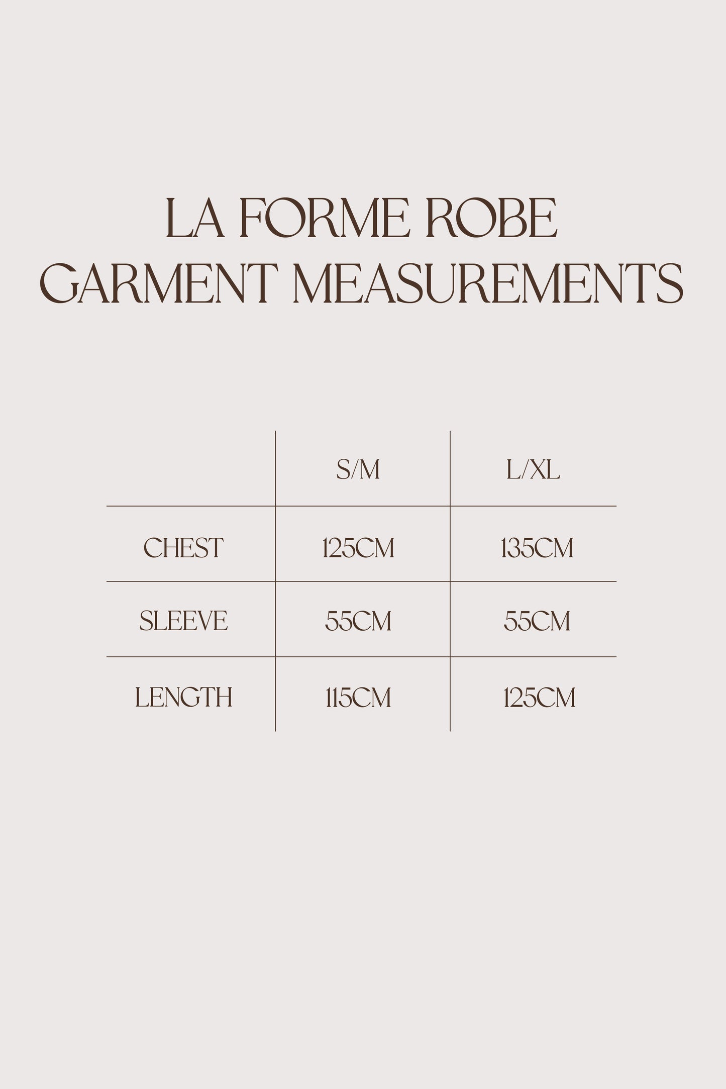 PRE ORDER: La Forme Robe