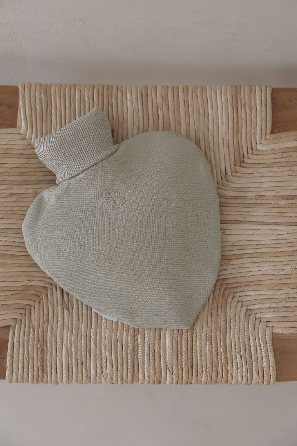 Sage Heart Hot Water Bottle