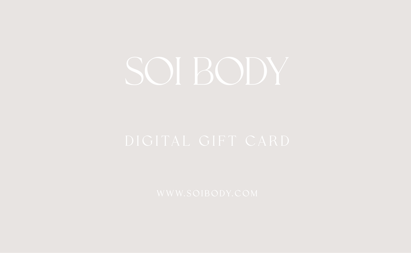 Digital Gift Card