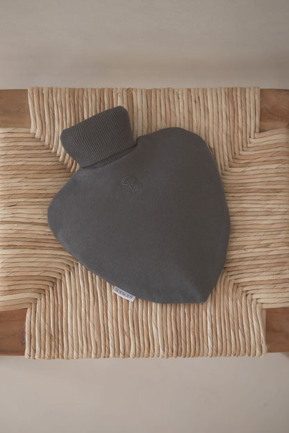 Charcoal Heart Hot Water Bottle