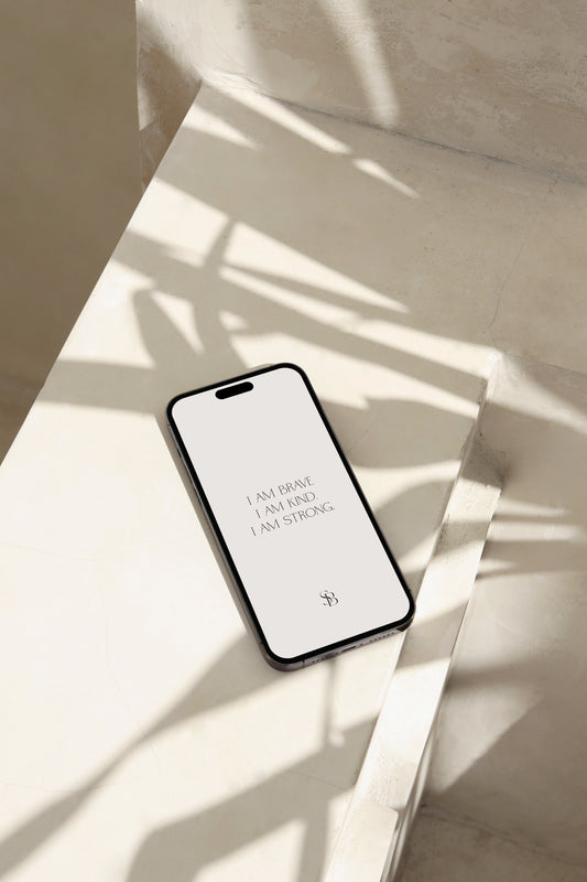 Daily Affirmations | Minimalist Wallpaper Set